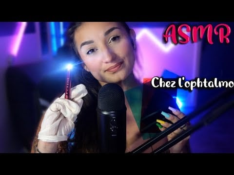 ASMR : RP EXAMEN MEDICAL (chez l’optalmo, examen des yeux 🩺)