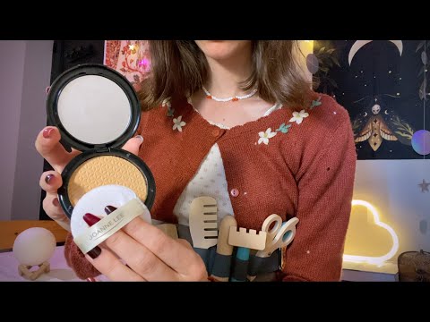 ASMR | Ta petite soeur s'amuse à te coiffer et te maquiller (lofi)