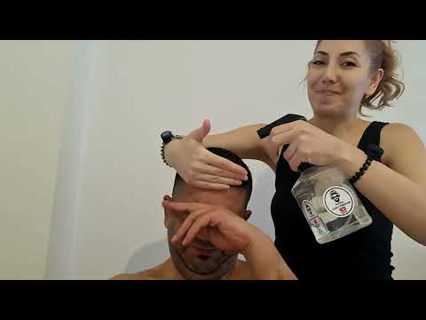 💈ASMR TURKISH LADY BARBER FOAMY HEAD MASSAGE & SCRATCHING