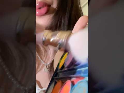 #asmr painting on you 🎨full video on YouTube