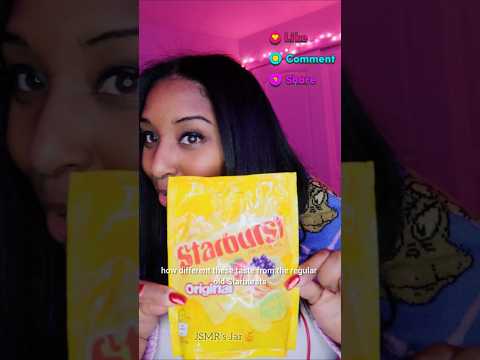 [ASMR] Juicy Starburst Candy Review From The UK😋🍬