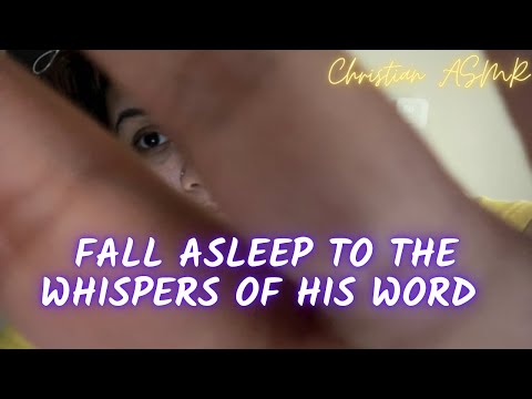 Christian ASMR ✨ Bible verses & Prayer to help those feeling Discouraged