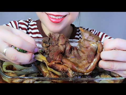 ASMR STEWED PORK LEG NOODLES EATING SOUNDS | LINH-ASMR