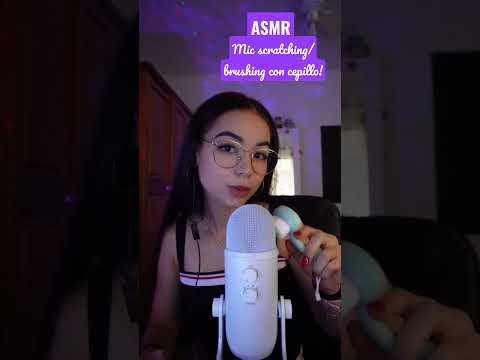 ASMR MIC SCRATCHING/BRUSHING CEPILLO | ASMR en español para dormir #shortasmr #asmrshorts | Pandasmr