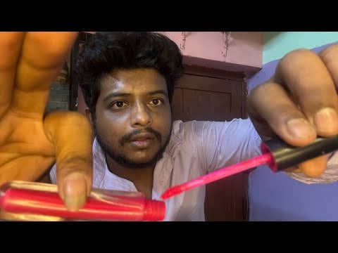 ASMR makeup makeover 1 minute