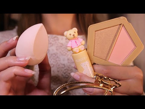 ASMR Let’s Get You Ready for a Date 💖 Makeup + hair, no talking, layered sounds