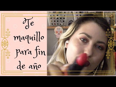 ASMR ARGENTINA - Te maquillo 💋 para fin de año (roleplay)