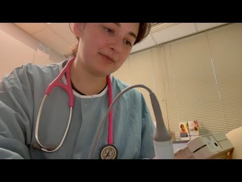 ASMR| Going to the OBGYN-12 Weeks Pregnant! (Genetic Testing, Heart Tones, Medical Office Roleplay)