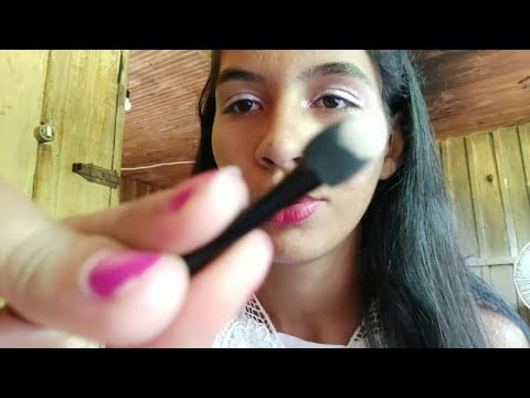 ASMR " ROLEPLAY AMIGA TE MAQUIANDO PARA O ANO NOVO 💤