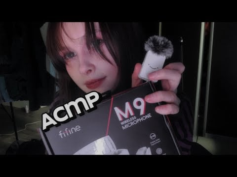 АСМР обзор и тест Fifine m9 Microphone