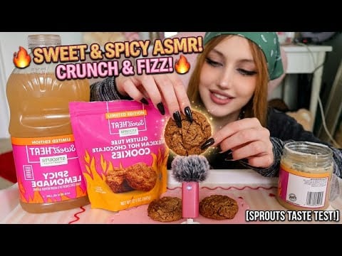 Food ASMR sweet and spicy