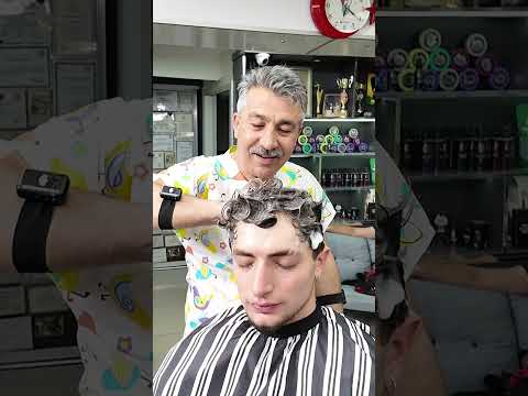 ASMR Hair Cutting and Beard Shave , Skin Care #asmr #keşfet