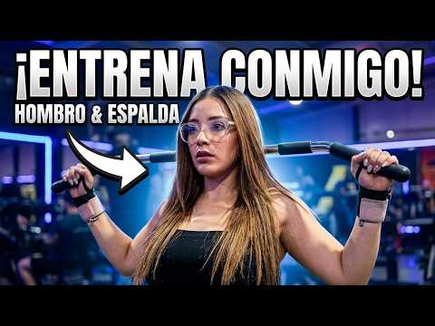 Entrena conmigo... 💪 ASMR Rutina de Espalda y Hombros (Susurros)