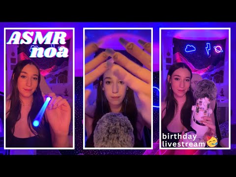 my birthday livestream🥳 | 7+ HOURS of asmr for sleep