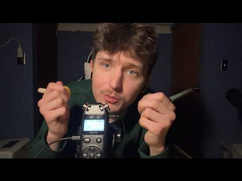 ASMR Trigger Assortment for Tingles | Mic Brushing, Crinkles, Whisper Sounds, Relaxing Triggers