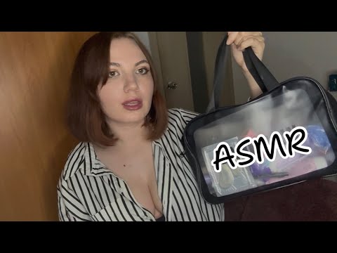 asmr усыпляющий неразборчивый шепот про косметику асмр