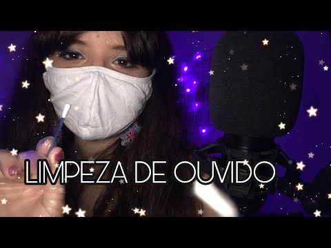 ASMR ROLEPLAY LIMPEZA DE OUVIDO.