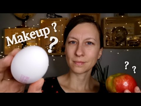 🍎🍓🍒 ASMR Doing your makeup with food ??? 🍎🍓🍒