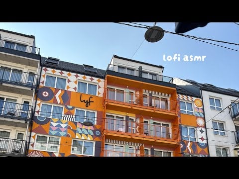 ASMR lofi hotel tour in vienna 