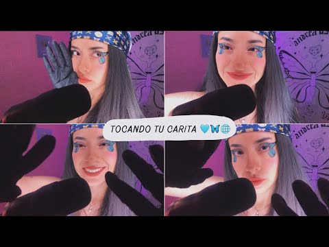 Face Touching | Tocando tu carita💘  | Andrea ASMR 🦋