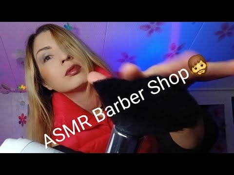 Super Relaxing Barber Shop ASMR – Beard & Hair Trim with Soft Whisper & Humor 🤓