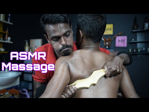 Hardworking Barber Doing ASMR Deep Tissue Body Massage | Neck Crack | Head And Body Massage ASMR