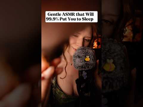Mouth sounds and Face brushing to make you sleepy 😴 Fluffy mic ASMR slow notalking
