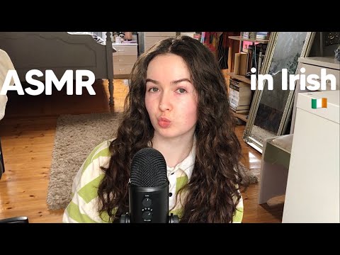 ASMR || Close Whisper Speaking in Irish ☘️