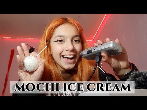 ASMR SONIDOS CRUJIENTES Y PEGAJOSOS - MOCHI ICE CREAM | SOFIWI