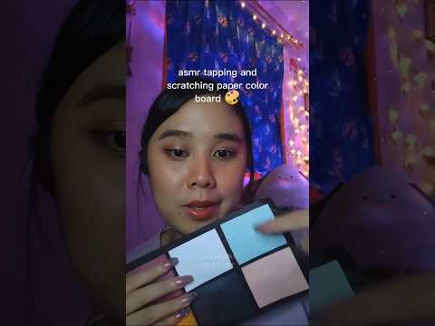 ASMR Paper Scratching and Tapping ✨🧮 #asmr #tapping #paper