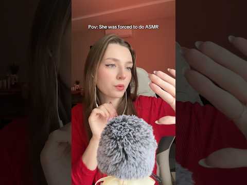 POV: she was forced to do ASMR #asmr #asmrsounds #asmrrelax #asmrsleep #relax #tingles #whispers