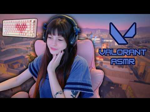 ASMR | VALORANT Gameplay W/ a CREAMY KEYBOARD + Rambles (#20)