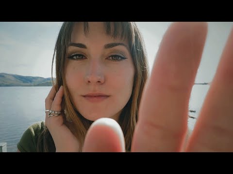 Hypnotic Whispers by the Scottish Loch 🌀 ASMR ~ hand movements & guided meditation