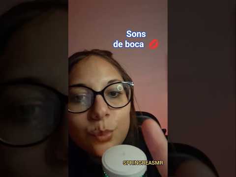 ASMR | 💋 Sons de boca 😘 #shorts