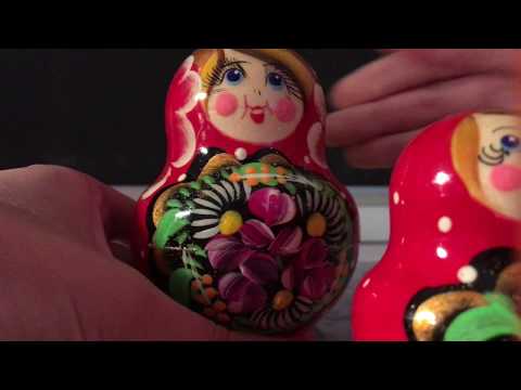 ASMR Matryoshka sounds | No talking