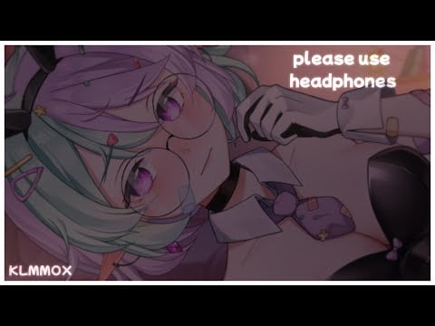 [ASMR] Fluffy scratching from your elf bunny girl ~