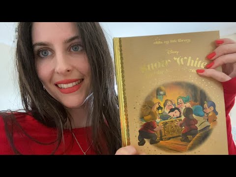 ASMR 📚Snow White 👸🏻 Storytime • Whispers • Page Turning 💤