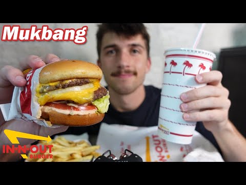 ASMR IN-N-OUT MUKBANG | Double Double Meal