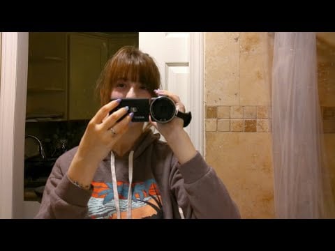 ASMR with Camcorder Around my Home (low quality lofi)