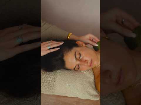 the most relaxing jade comb massage 😴 #asmrmassage #relax #asmrtracing #asmrhair #asmrsounds #asmr
