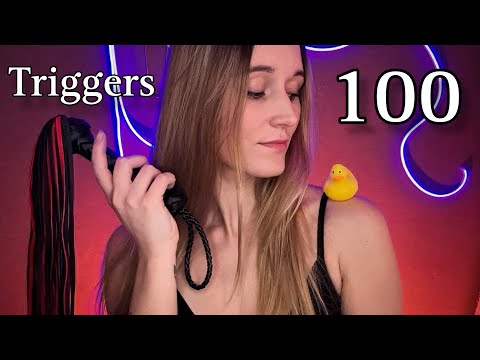 АСМР 100 Триггеров ❤️‍🔥 99,9 % что ты почувствуешь свои мурашки 🤤 ASMR  100 Triggers