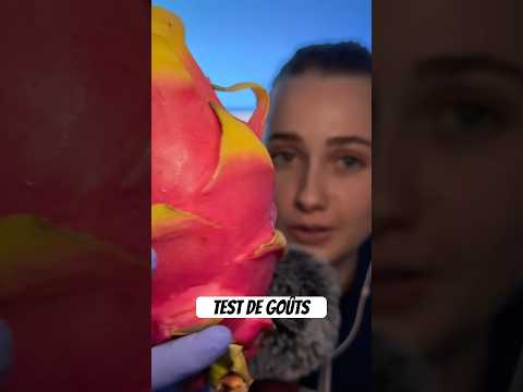 Test de goût 👅 #asmrfrançais #asmrroleplay #asmrvisuals #asmrmedical