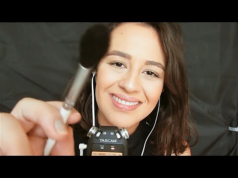 [ASMR] RELAXAMENTO PROFUNDO - FACE BRUSHING