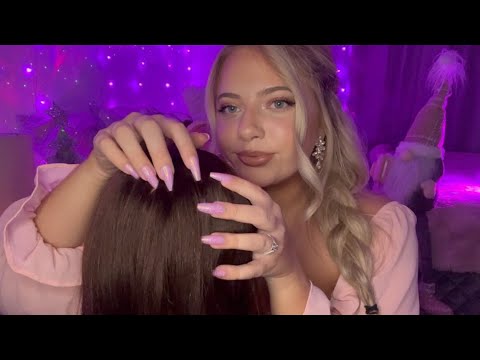 Asmr Scalp Massage | Scalp Scratching, Hair Play, Brushing & more for Sleep 😴