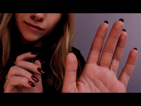 ASMR Hand Movements and Tapping | Visual Triggers | Tongue Clicking Whispering | Layered Sounds