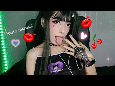 ASMR SONS DE BOCA INTENSO E PINCEL NA TELA PARA DORMIR RÁPIDO