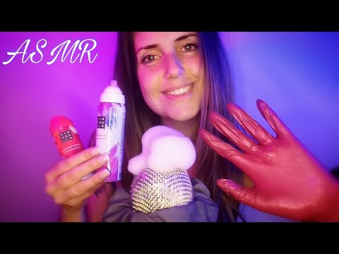 ASMR deutsch | Ich bringe dich zum EINSCHLAFEN mit SCHAUM 🧼 crinkle & crackle, foam on mic (german)