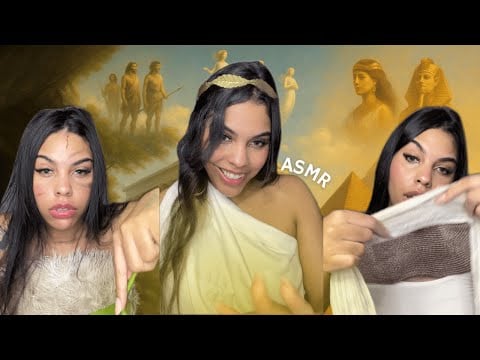 ASMR História Antiga | Pré-História, Grécia e Egito Antigo (Looping) 🪨⚡🏺
