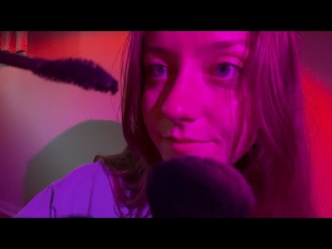 asmr soft spoken fast doing your makeup 💫