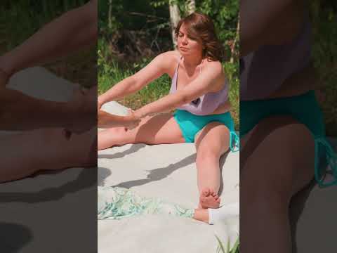 Woodland Wellness: Oksana’s Intense Massage & Stretch Session for funny Yulia #shorts